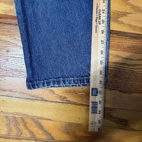Vtg Levis 550 Jeans Mens 40x32 Relaxed Fit Blue Denim Made in USA Y2K 90s Baggy - Picture 6 of 11